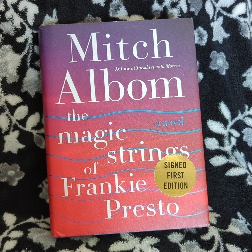 Mitch Album First Edition Signed The Magic Strings of Frankie Presto Hardcover